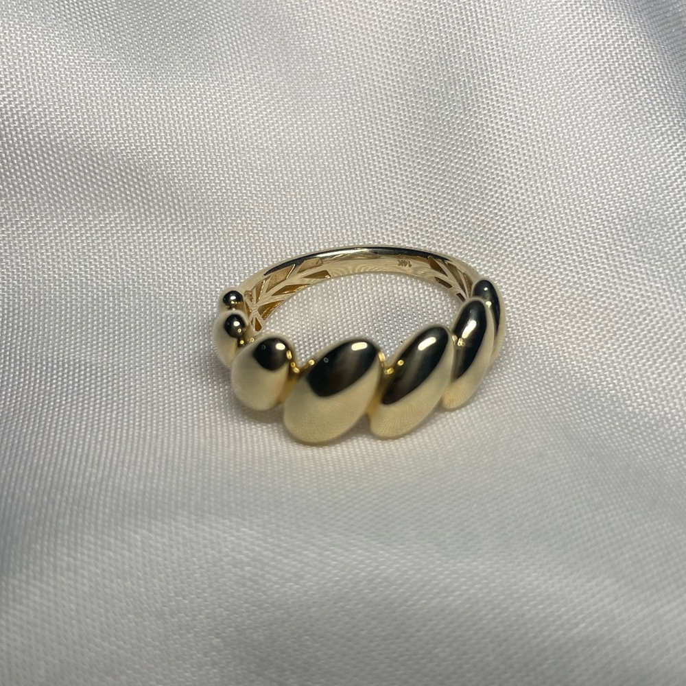 14K Yellow Gold Rope Ring
